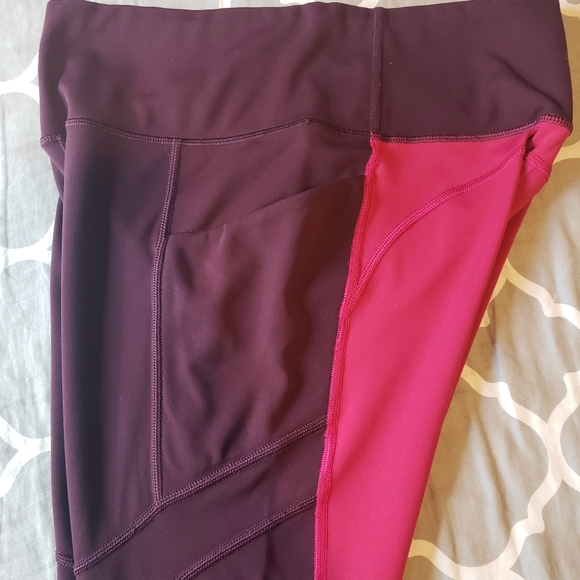 *Athleta All In Structure Colorblock 7/8 Leggings, Size Small, Auberge - Picture 11 of 12